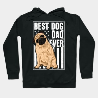 Best Dog Dad Ever Pug Hoodie